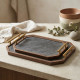Wooden Tray Set 2 Pcs